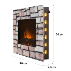 Colmar Elektrischer Kamin Glas 2000W 7 LED-Farben Fernbedienung 17 Colmar Elektrischer Kamin Glas 2000W 7 LED-Farben Fernbedienung -Haushaltsgerätegeschäft 10032536 yy 0009 dimensions