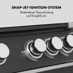 Highgrade 4 IB Gasgrill 6 Brenner 19,8 KW 71x46cm Grill Edelstahl -Haushaltsgerätegeschäft 10032580 de 0004 logo