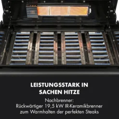 Highgrade 4 IB Gasgrill 6 Brenner 19,8 KW 71x46cm Grill Edelstahl -Haushaltsgerätegeschäft 10032580 de 0005 logo
