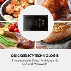 Victoria 20 Einbau-Mikrowelle, 20 L, 800 W, Grill: 1000 W, Schwarz 15 Victoria 20 Einbau-Mikrowelle, 20 L, 800 W, Grill: 1000 W, Schwarz -Haushaltsgerätegeschäft 10032591 de 0006 logo