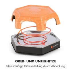 Capricciosa Pizzaofen 1500W Abdeckung Aus Terracotta Warmhaltefunktion 15 Capricciosa Pizzaofen 1500W Abdeckung Aus Terracotta Warmhaltefunktion -Haushaltsgerätegeschäft 10032597 de 0007 logo