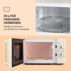 Caroline Mikrowellen-Grill 20 Ltr 700 W / 1000 W Ø 25,5cm Retro 8 Caroline Mikrowellen-Grill 20 Ltr 700 W / 1000 W Ø 25,5cm Retro -Haushaltsgerätegeschäft 10032641 de 0003 logo