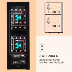 Shiraz 39 Duo Weinkühlschrank 2 Zonen 105l 39 Flaschen 12 Shiraz 39 Duo Weinkühlschrank 2 Zonen 105l 39 Flaschen -Haushaltsgerätegeschäft 10032661 de 0004 logo