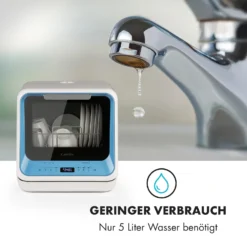 Amazonia Mini Geschirrspülmaschine 6 Programme LED-Display 15 Amazonia Mini Geschirrspülmaschine 6 Programme LED-Display -Haushaltsgerätegeschäft 10032678 de 0006 logo