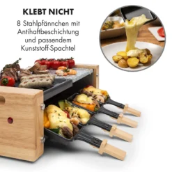 Chateaubriand Nuovo Raclette 1200W Aluminium / Stein 8 Personen Holz -Haushaltsgerätegeschäft 10032729 de 0004 logo