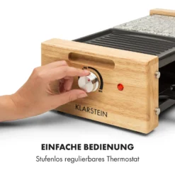 Chateaubriand Nuovo Raclette 1200W Aluminium / Stein 8 Personen Holz -Haushaltsgerätegeschäft 10032729 de 0005 logo