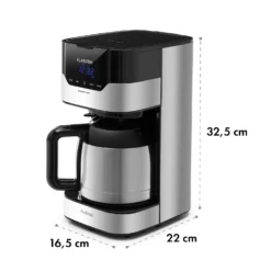 Kaffeemaschine Arabica 800W EasyTouch Control Silber/schwarz -Haushaltsgerätegeschäft 10032772 yy 0007 logo