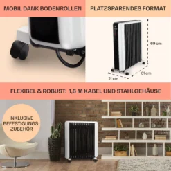 Thermaxx 2500 Ölradiator 2500W 5-35° C 24h-Timer Weiß/schwarz 15 Thermaxx 2500 Ölradiator 2500W 5-35° C 24h-Timer Weiß/schwarz -Haushaltsgerätegeschäft 10032775 de 0006 usp