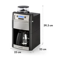 Aromatica II Duo Kaffeemaschine, Integriertes Mahlwerk, 1,25 L Silber 21 Aromatica II Duo Kaffeemaschine, Integriertes Mahlwerk, 1,25 L Silber -Haushaltsgerätegeschäft 10032865 yy 0011 logo Klarstein Aromatica II Duo Kaffeemaschine schwarz