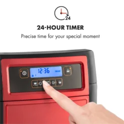 Aromatica II Duo Kaffeemaschine, Integriertes Mahlwerk, 1,25 L, Rot 15 Aromatica II Duo Kaffeemaschine, Integriertes Mahlwerk, 1,25 L, Rot -Haushaltsgerätegeschäft 10032866 yy 0005 logo Klarstein Aromatica II Duo Kaffeemaschine rot