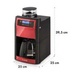Aromatica II Duo Kaffeemaschine, Integriertes Mahlwerk, 1,25 L, Rot 21 Aromatica II Duo Kaffeemaschine, Integriertes Mahlwerk, 1,25 L, Rot -Haushaltsgerätegeschäft 10032866 yy 0011 logo Klarstein Aromatica II Duo Kaffeemaschine rot