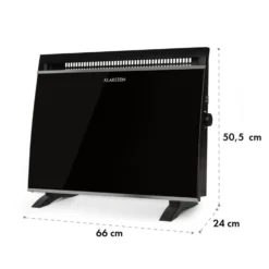 Gotland Glaskonvektor 600, 900 Und 1500W Standgerät Schwarz 13 Gotland Glaskonvektor 600, 900 Und 1500W Standgerät Schwarz -Haushaltsgerätegeschäft 10032867 yy 0008 logo Klarstein Gotland Glaskonvektor schwarz