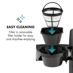 Aromatica II Kaffeemaschine, Mahlwerk, 1,25 L, Silber 15 Aromatica II Kaffeemaschine, Mahlwerk, 1,25 L, Silber -Haushaltsgerätegeschäft 10032872 yy 0007 logo Klarstein Aromatica II Kaffeemaschine silber