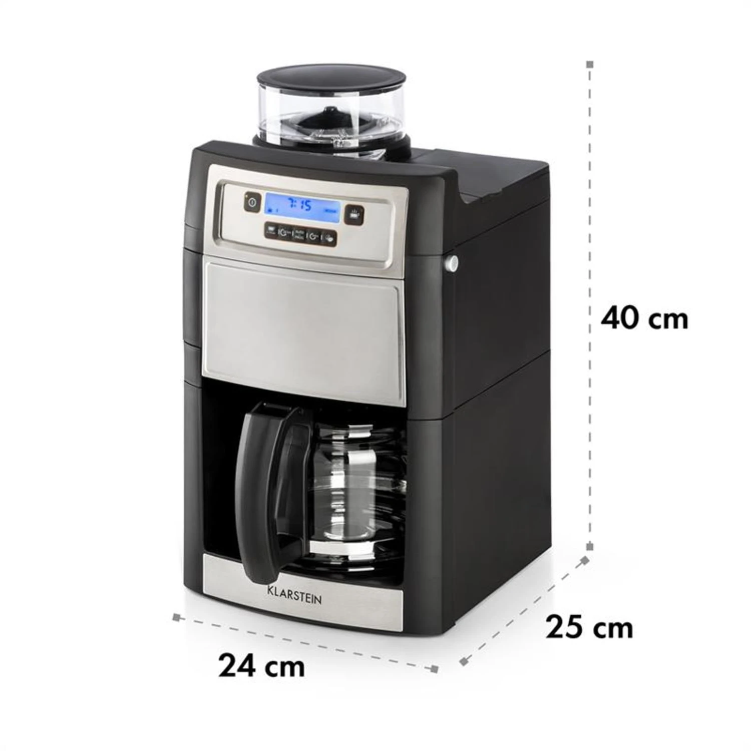 Aromatica II Kaffeemaschine, Mahlwerk, 1,25 L, Silber 10 Aromatica II Kaffeemaschine, Mahlwerk, 1,25 L, Silber – Bild 10
