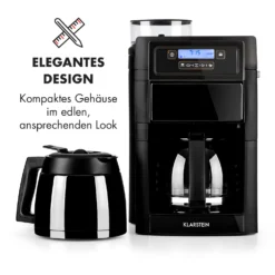 Aromatica II Set Kaffeemaschine, Mahlwerk, 1,25 L, Schwarz 13 Aromatica II Set Kaffeemaschine, Mahlwerk, 1,25 L, Schwarz -Haushaltsgerätegeschäft 10032874 de 0003 logo