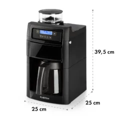 Aromatica II Thermo Kaffeemaschine, Mahlwerk, 1,25 L, Schwarz 21 Aromatica II Thermo Kaffeemaschine, Mahlwerk, 1,25 L, Schwarz -Haushaltsgerätegeschäft 10032876 yy 0011 logo Klarstein Aromatica II Thermo Kaffeemaschine schwarz reedit