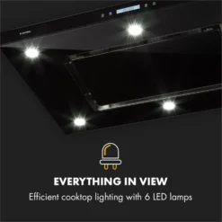 Valeria Inselabzugshaube 90cm 650m³/h Abluft Touch LED Glas Edelstahl 13 Valeria Inselabzugshaube 90cm 650m³/h Abluft Touch LED Glas Edelstahl -Haushaltsgerätegeschäft 10032902 uk 0003 logo Klarstein Valeria Inselabzugshaube 90cm Edelstahl