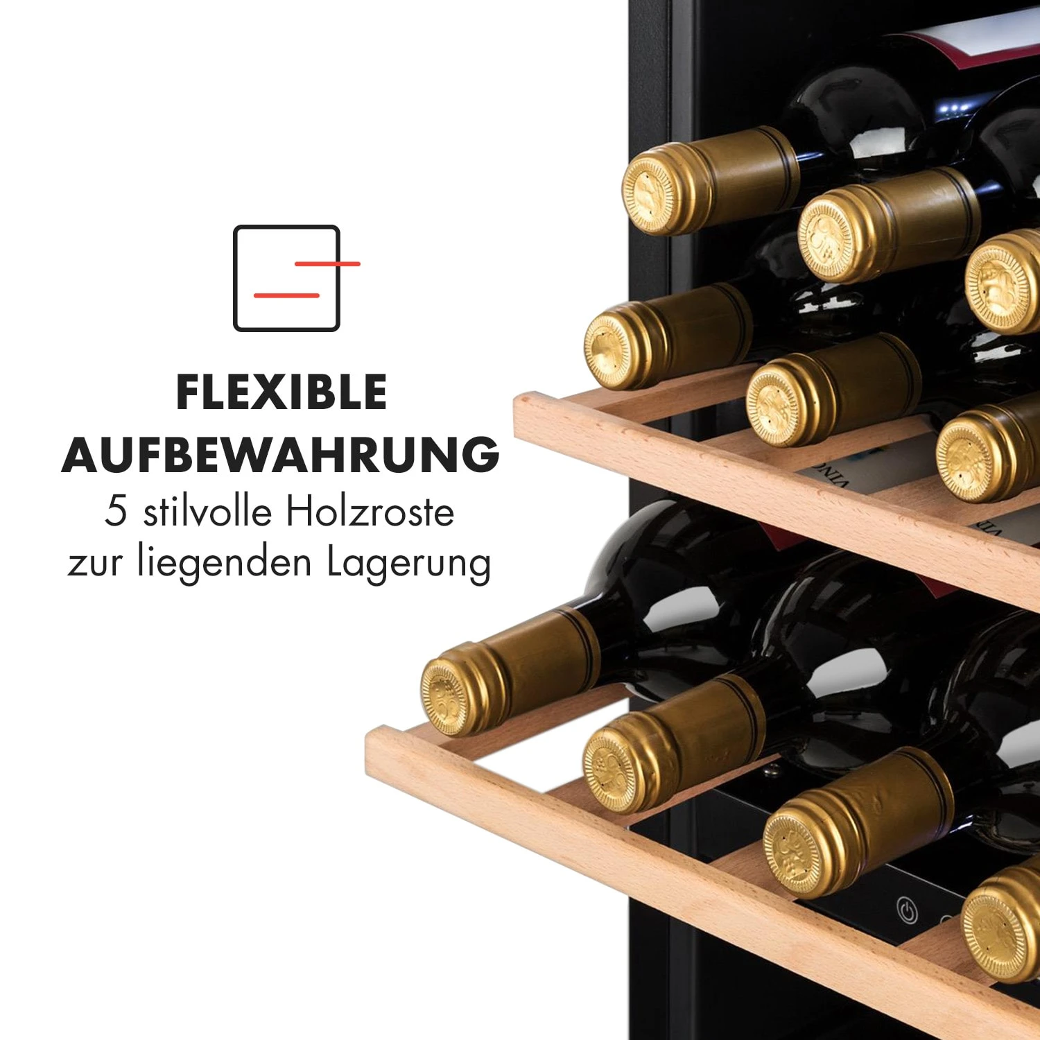 Barossa 102 Duo Weinkühlschrank 102 Fl 226 Ltr 2 Zonen Touch-Steuerung 6 Barossa 102 Duo Weinkühlschrank 102 Fl 226 Ltr 2 Zonen Touch-Steuerung – Bild 6