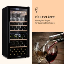 Barossa 102 Duo Weinglas-Regal Zubehör 16 Gläser 4 Schienen Echtholz