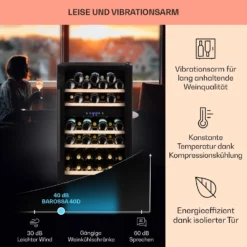 Barossa 40 Duo Weinkühlschrank 2 Zonen 41 Flaschen Glastür Touch LED 10 Barossa 40 Duo Weinkühlschrank 2 Zonen 41 Flaschen Glastür Touch LED -Haushaltsgerätegeschäft 10032924 de 0004 usp
