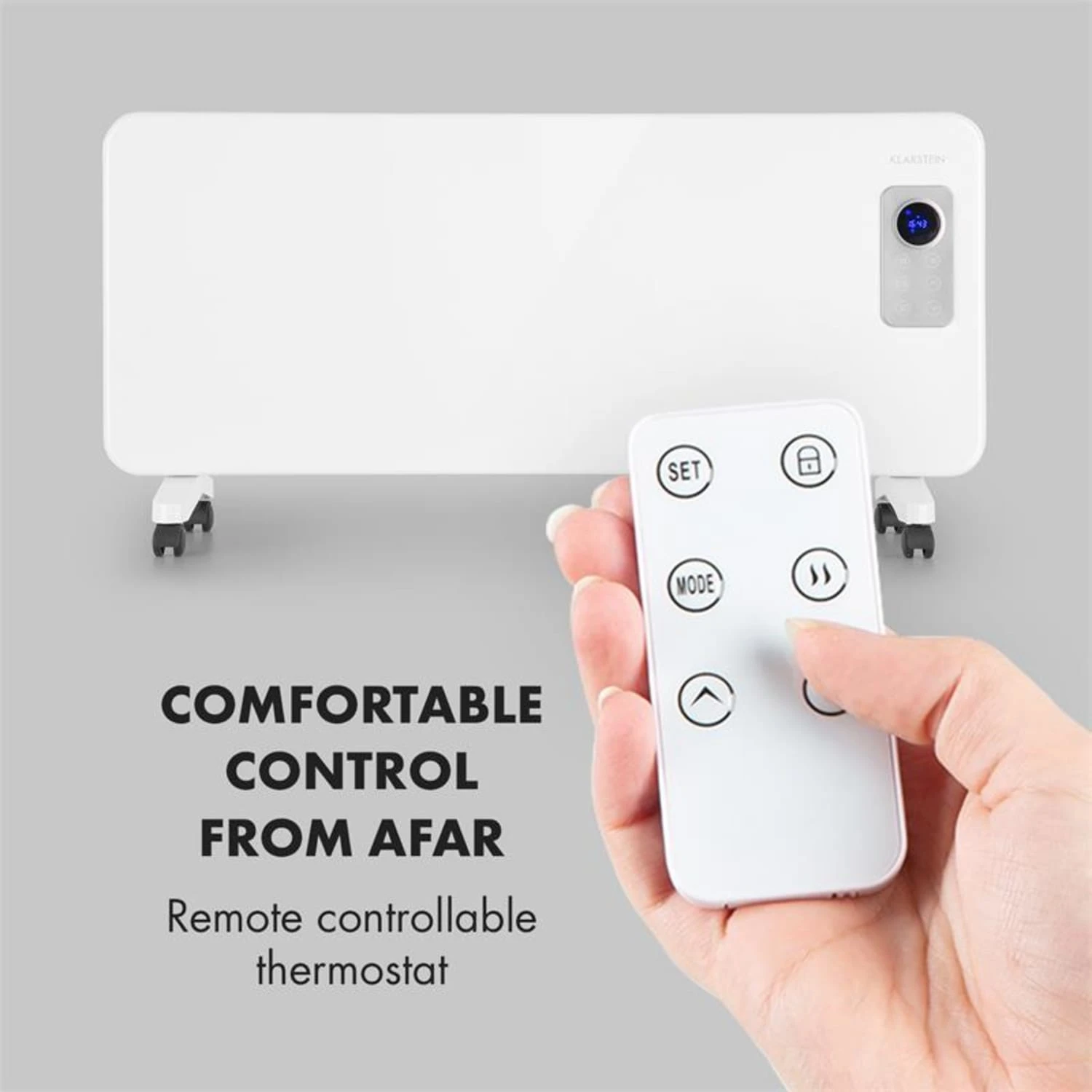 Hot Spot CV20 Konvektorheizung 2000W IP24 Fernbedienung Weiß 5 Hot Spot CV20 Konvektorheizung 2000W IP24 Fernbedienung Weiß – Bild 5