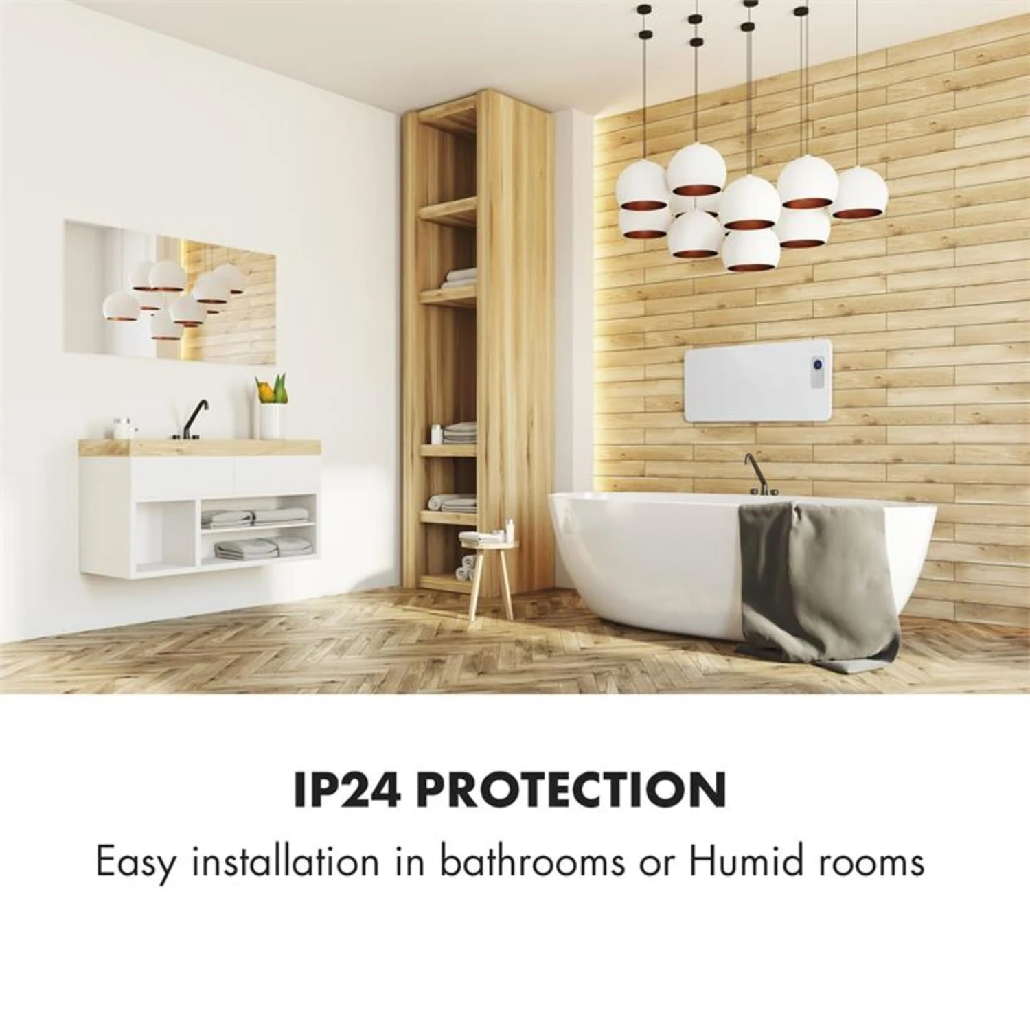 Hot Spot CV20 Konvektorheizung 2000W IP24 Fernbedienung Weiß 6 Hot Spot CV20 Konvektorheizung 2000W IP24 Fernbedienung Weiß – Bild 6