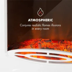 Meran Elektrischer Kamin 950/1850W 2-stufige Heizung Gusseisen-Stil 12 Meran Elektrischer Kamin 950/1850W 2-stufige Heizung Gusseisen-Stil -Haushaltsgerätegeschäft 10032974 yy 0005 logo Klarstein Meran Elektrischer Kamin weiss