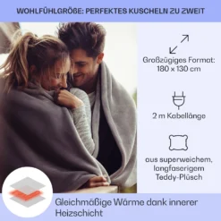 Dr. Watson SuperSoft Heizdecke 120 W 180 X 130 Cm Teddy-Plüsch 11 Dr. Watson SuperSoft Heizdecke 120 W 180 X 130 Cm Teddy-Plüsch -Haushaltsgerätegeschäft 10033006 de 0005 usp