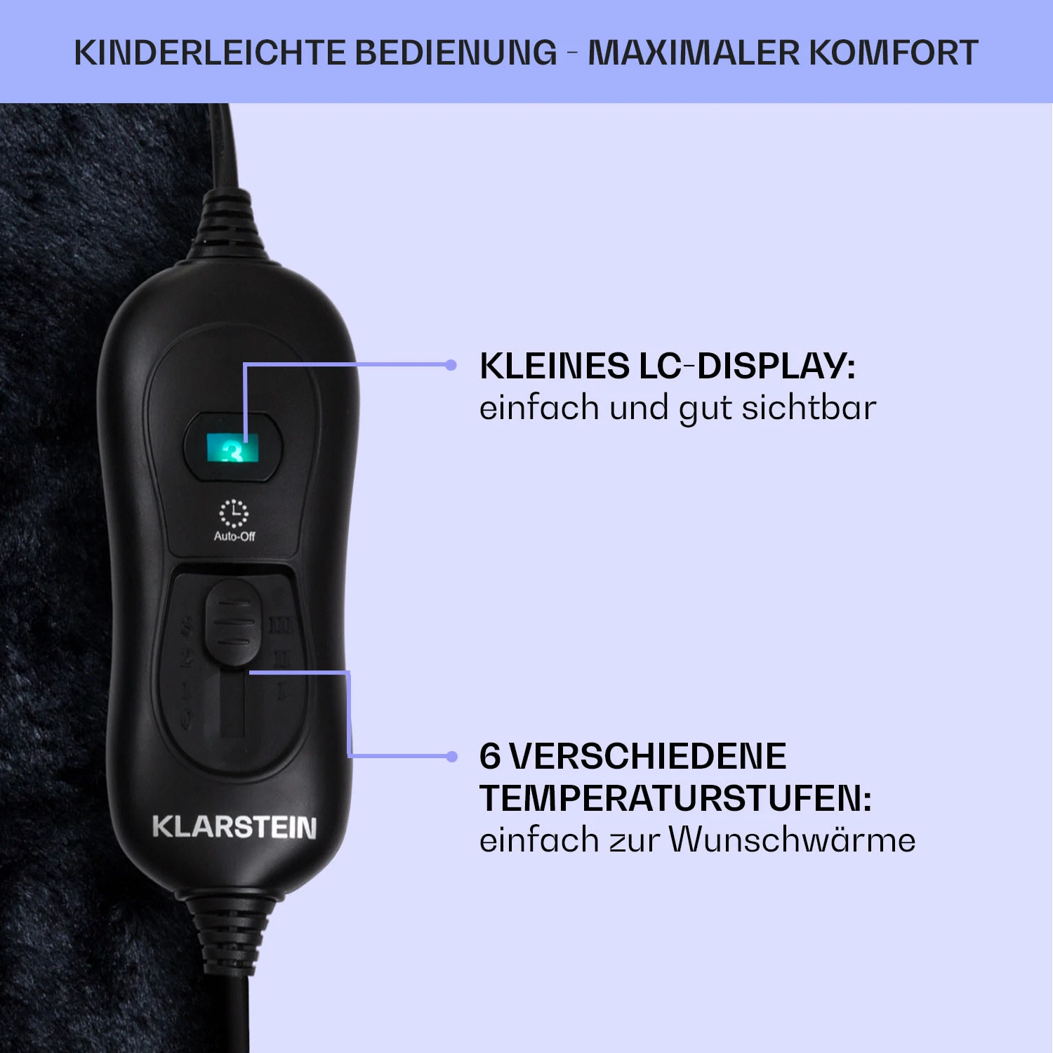 Dr. Watson SuperSoft Heizdecke 120 W 180 X 130 Cm Teddy-Plüsch 6 Dr. Watson SuperSoft Heizdecke 120 W 180 X 130 Cm Teddy-Plüsch – Bild 6