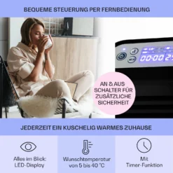 Hot Spot Slimcurve Heizgerät 80x40cm 40m² 2000W 5-40°C LED IP24 -Haushaltsgerätegeschäft 10033017 de 0003 usp