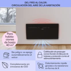 Hot Spot Slimcurve Heizgerät 80x40cm 40m² 2000W 5-40°C LED IP24 -Haushaltsgerätegeschäft 10033017 de 0004 usp