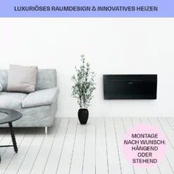 Hot Spot Slimcurve Heizgerät 80x40cm 40m² 2000W 5-40°C LED IP24 -Haushaltsgerätegeschäft 10033017 de 0007 usp