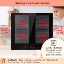 Delicatessa 60 Einbaukochfeld Induktion 4 Zonen 7000W Glaskeramik 10 Delicatessa 60 Einbaukochfeld Induktion 4 Zonen 7000W Glaskeramik -Haushaltsgerätegeschäft 10033021 de 0003 usp