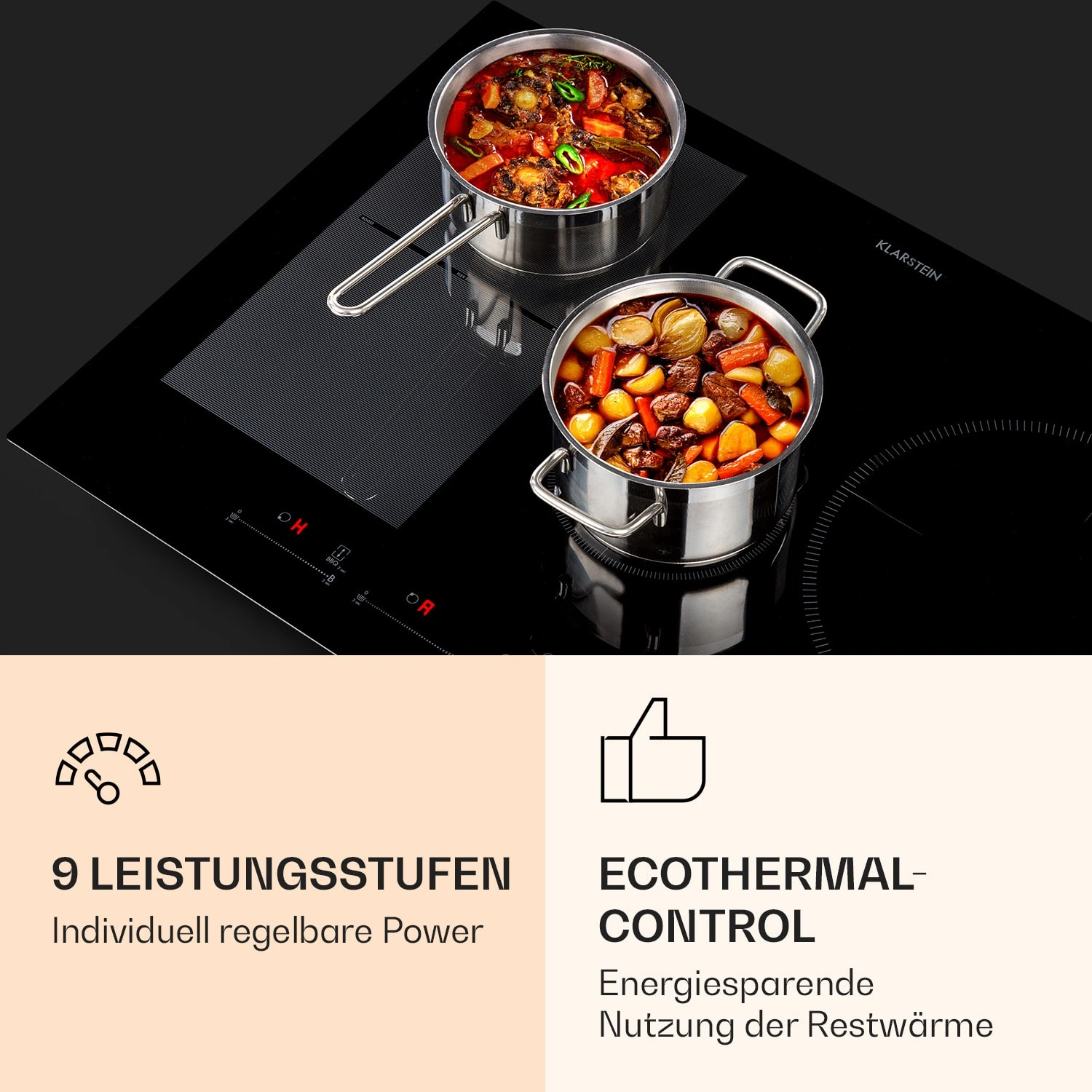 Delicatessa 77 Hybrid Einbaukochfeld Induktion 4 Zonen 7000W 5 Delicatessa 77 Hybrid Einbaukochfeld Induktion 4 Zonen 7000W – Bild 5