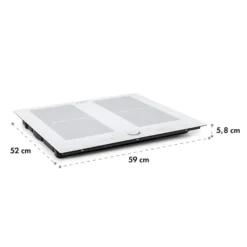 Delicatessa 60 Induktionskochfeld 4 Zonen 7000W Timer Weiß 21 Delicatessa 60 Induktionskochfeld 4 Zonen 7000W Timer Weiß -Haushaltsgerätegeschäft 10033027 yy 0011 logo Klarstein Delicatessa 60 Induktionskochfeld weiss