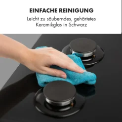 Ignito 5 Zonen Gaskochfeld 5-flammig Sabaf-Brenner Glaskeramik Schwarz -Haushaltsgerätegeschäft 10033133 de 0008 logo