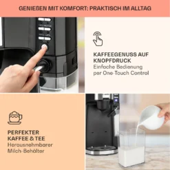 Baristomat 2-in-1-Heißgetränkeautomat Kaffee Tee Milchschaum 10 Baristomat 2-in-1-Heißgetränkeautomat Kaffee Tee Milchschaum -Haushaltsgerätegeschäft 10033138 de 0003 usp