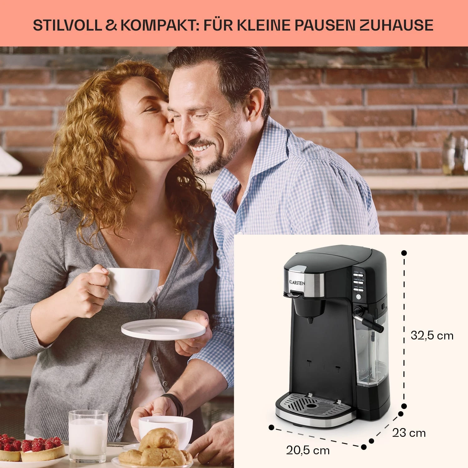 Baristomat 2-in-1-Heißgetränkeautomat Kaffee Tee Milchschaum 5 Baristomat 2-in-1-Heißgetränkeautomat Kaffee Tee Milchschaum – Bild 5