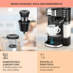 Baristomat 2-in-1-Heißgetränkeautomat Kaffee Tee Milchschaum 13 Baristomat 2-in-1-Heißgetränkeautomat Kaffee Tee Milchschaum -Haushaltsgerätegeschäft 10033138 de 0006 usp