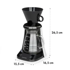 Craft Coffee Waage Timer Glaskanne Filteraufsatz 600ml Schwarz/weiß -Haushaltsgerätegeschäft 10033182 yy 0008 logo Klarstein craft coffee Waage Kaffeebereiter schwarz weiss