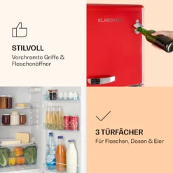 Audrey Kühl- & Gefrierkombination 97l/39l Retro-Look 2 Böden 12 Audrey Kühl- & Gefrierkombination 97l/39l Retro-Look 2 Böden -Haushaltsgerätegeschäft 10033193 de 0005 logo