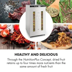 Master Jerky 24 Dörrautomat 5850W 40-90 °C 15h-Timer Edelstahl Silber 12 Master Jerky 24 Dörrautomat 5850W 40-90 °C 15h-Timer Edelstahl Silber -Haushaltsgerätegeschäft 10033214 yy 0005 logo Klarstein Master Jerky 24 Doerrautomat silber