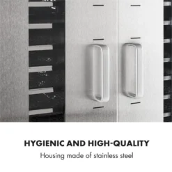 Master Jerky 24 Dörrautomat 5850W 40-90 °C 15h-Timer Edelstahl Silber 13 Master Jerky 24 Dörrautomat 5850W 40-90 °C 15h-Timer Edelstahl Silber -Haushaltsgerätegeschäft 10033214 yy 0006 logo Klarstein Master Jerky 24 Doerrautomat silber