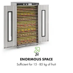 Master Jerky 24 Dörrautomat 5850W 40-90 °C 15h-Timer Edelstahl Silber 14 Master Jerky 24 Dörrautomat 5850W 40-90 °C 15h-Timer Edelstahl Silber -Haushaltsgerätegeschäft 10033214 yy 0007 logo Klarstein Master Jerky 24 Doerrautomat silber