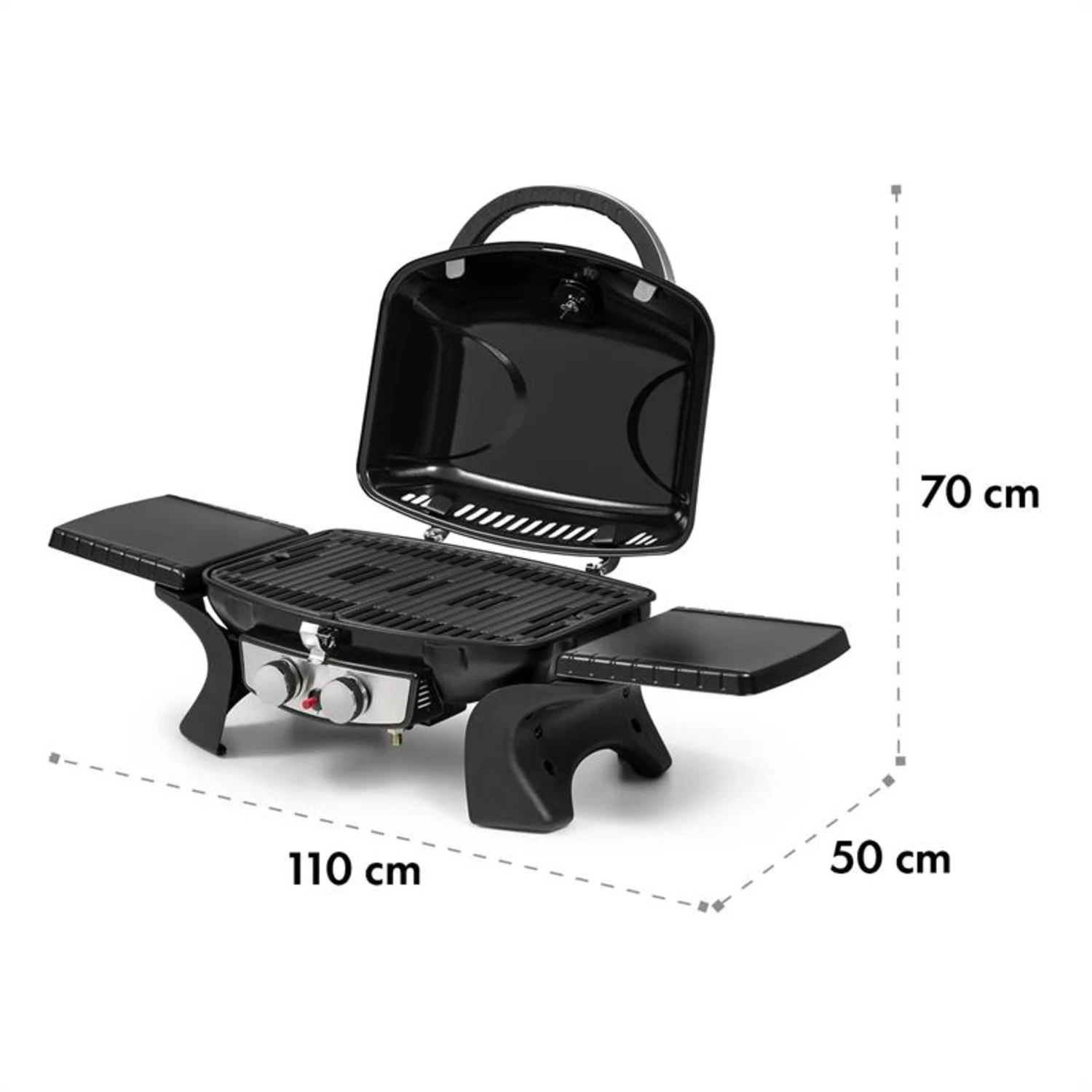 Parforce Duo Gasgrill 2 Brenner 4,4kW 15000BTU 300°C Grau 10 Parforce Duo Gasgrill 2 Brenner 4,4kW 15000BTU 300°C Grau – Bild 10