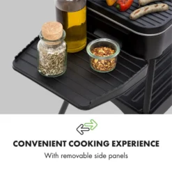 Porterhouse Elektrogrill 2200W Antihaft-Grillfläche Schwarz 11 Porterhouse Elektrogrill 2200W Antihaft-Grillfläche Schwarz -Haushaltsgerätegeschäft 10033322 yy 0003 logo Klarstein Porterhouse Elektrogrill 2200W schwarz