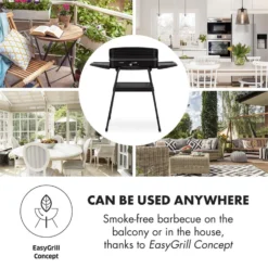 Porterhouse Elektrogrill 2200W Antihaft-Grillfläche Schwarz 14 Porterhouse Elektrogrill 2200W Antihaft-Grillfläche Schwarz -Haushaltsgerätegeschäft 10033322 yy 0006 logo Klarstein Porterhouse Elektrogrill 2200W schwarz