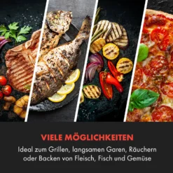 Queensize Kamado Grill Thermometer Abnehmbare Seitenteile Schwarz 14 Queensize Kamado Grill Thermometer Abnehmbare Seitenteile Schwarz -Haushaltsgerätegeschäft 10033377 de 0005 logo