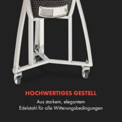 Queensize Kamado Grill Thermometer Abnehmbare Seitenteile Schwarz 17 Queensize Kamado Grill Thermometer Abnehmbare Seitenteile Schwarz -Haushaltsgerätegeschäft 10033377 de 0008 logo