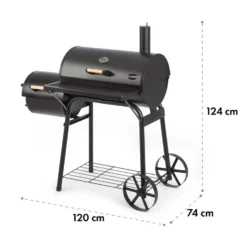 Beef Brisket Smoker Grill Holzkohlegrill/Smoker Edelstahl-Grill Mobil 17 Beef Brisket Smoker Grill Holzkohlegrill/Smoker Edelstahl-Grill Mobil -Haushaltsgerätegeschäft 10033460 yy 0009 logo Klarstein Beef Brisket Smoker Grill schwarz